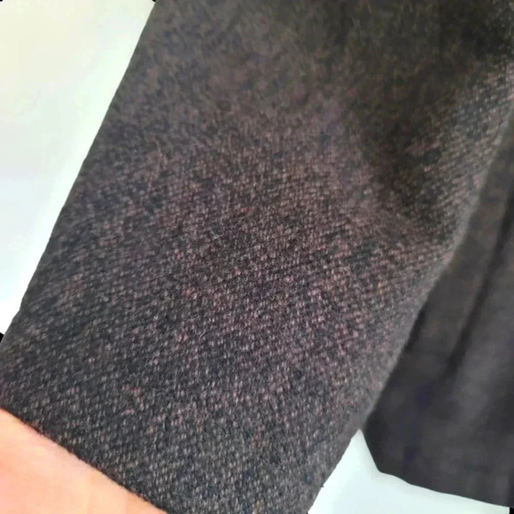 Jos. A. Bank Wool Blend Brown Tweed Winter Executive coat Size M - Picture 13 of 14